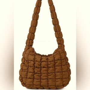 Women Puffy Bubble Tote Bag Lightweight